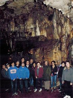 Honors program trip to Howe Caverns